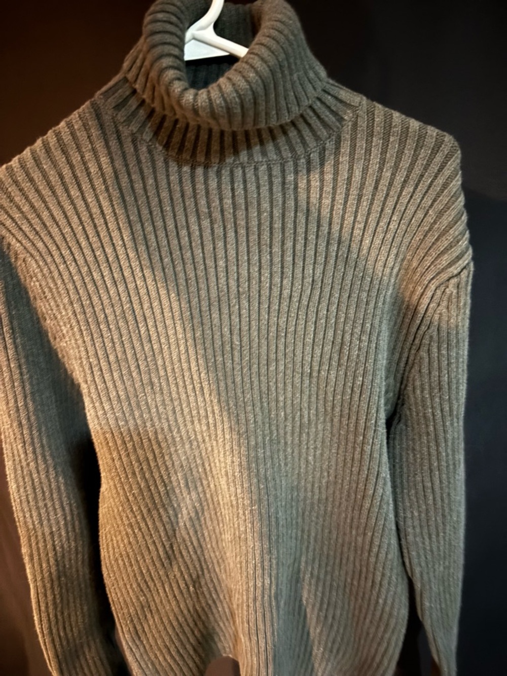 Men's Banana Republic Ribbed Turtleneck Sweater - Taupe